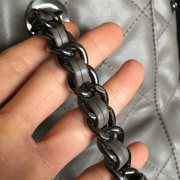 ALDO Gray Shoulder Bag Purse - Picture 5 of 16